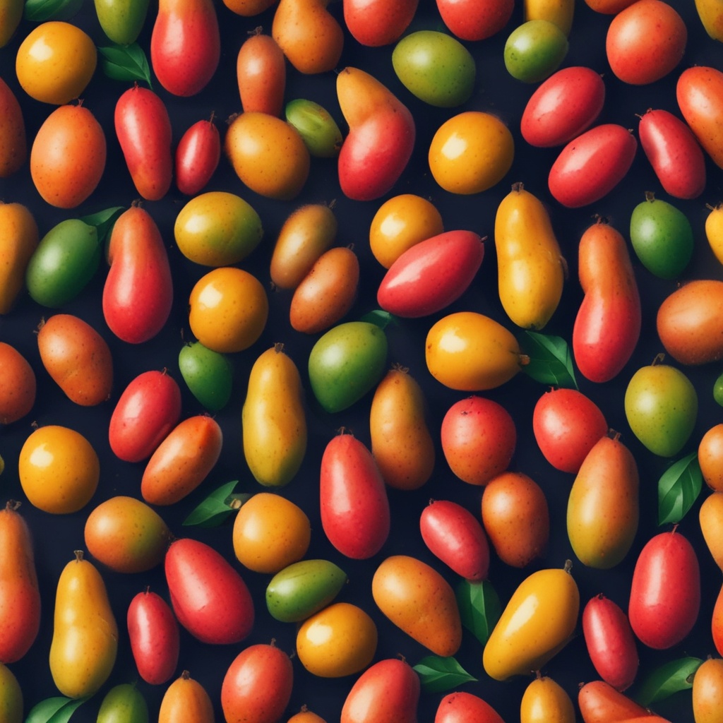 Assorted fresh mangoes